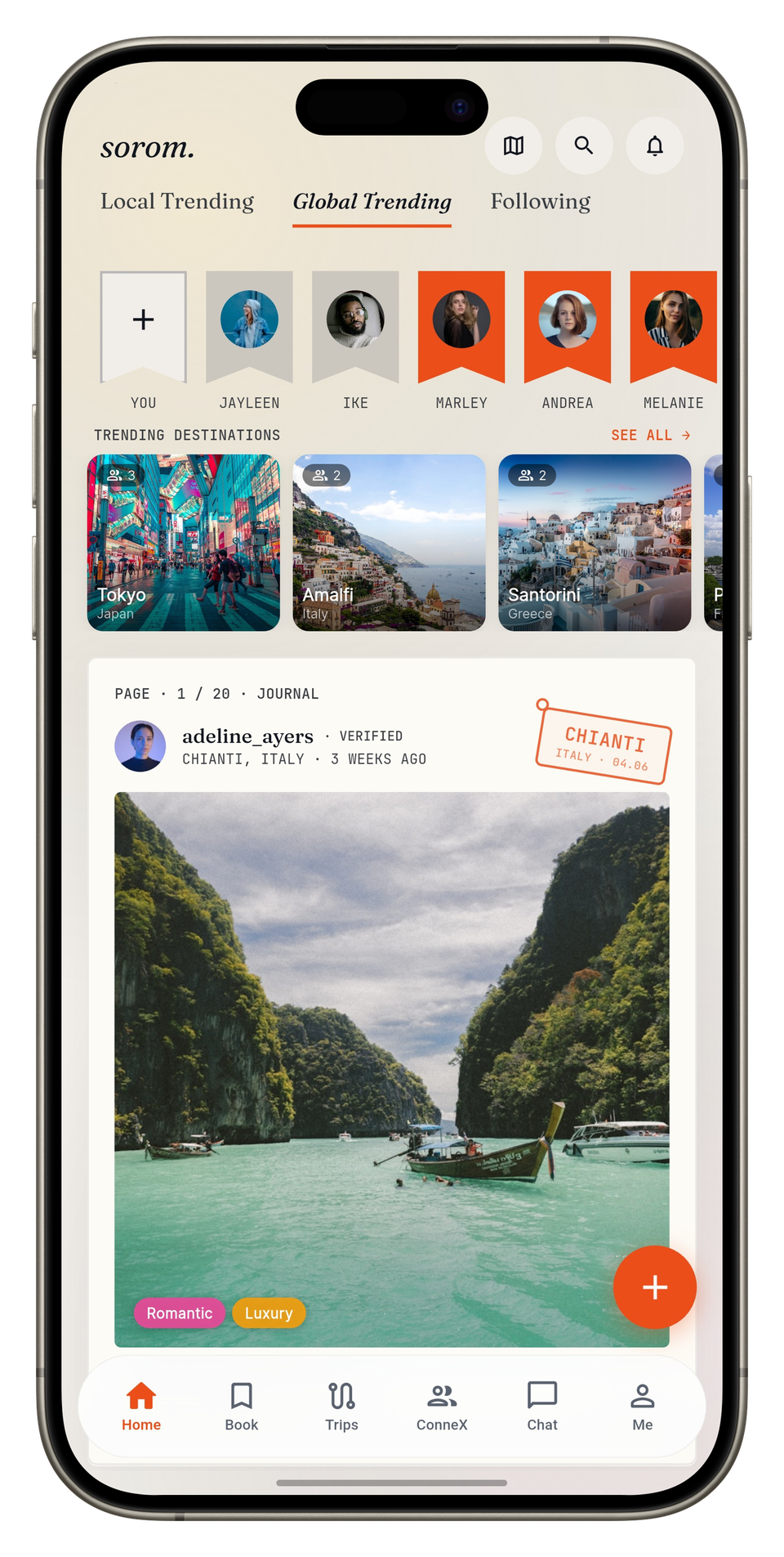 Discover feed