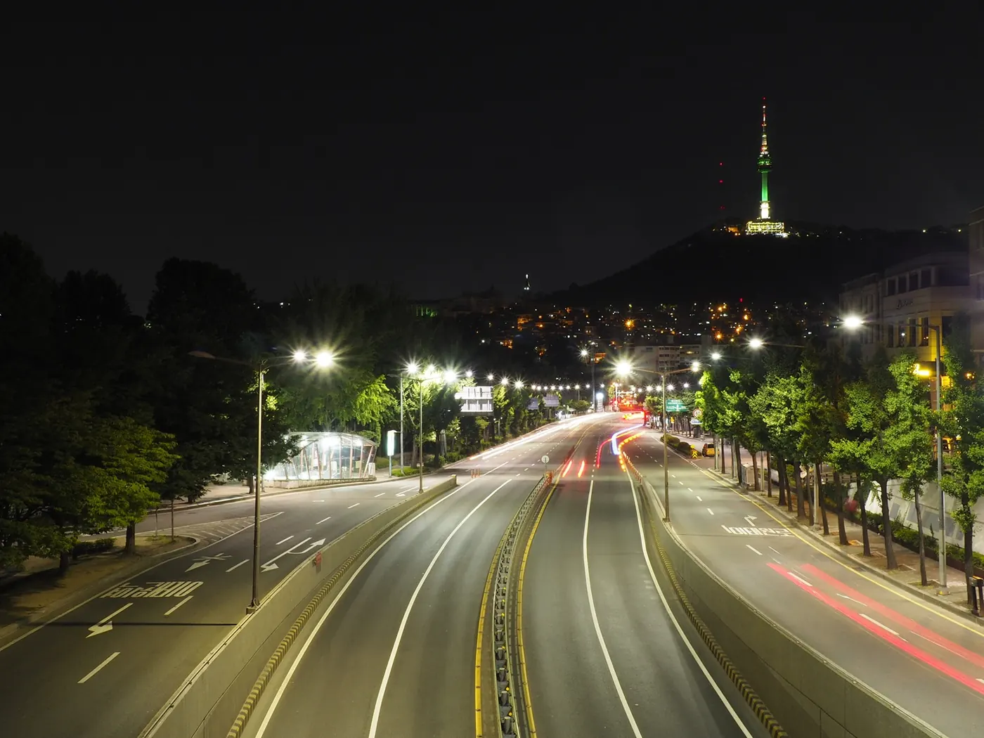 Namsan Seoul Tower at night