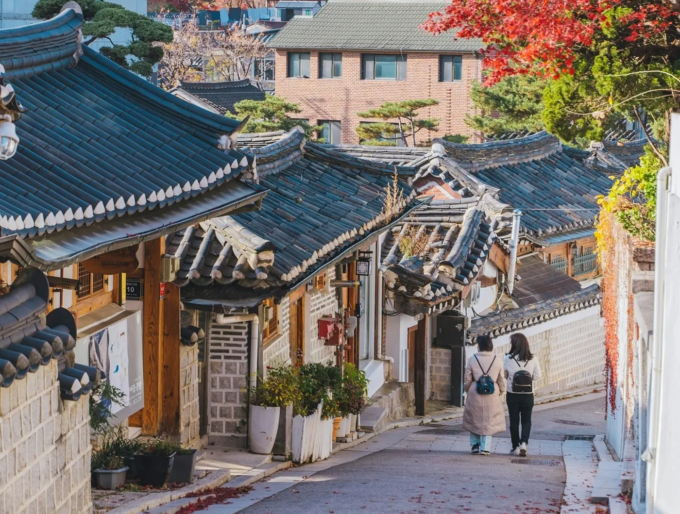 Traditional houses in Bukchon Hanok Village